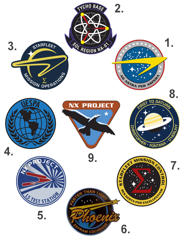 Ex Astris Scientia - Earth Starfleet and Other Space Service Emblems